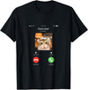 Hamster Calls Funny Phone for Hamster Owners, Animal Lovers T-Shirt - Black