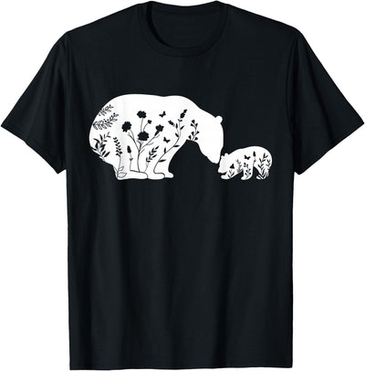 Funny Mama Bear Family Matching Gifts Clothing DJ T-Shirt