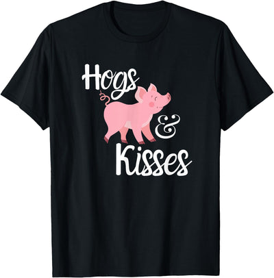 Hogs and Kisses Cute Pig T-Shirt