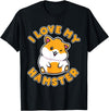 I Love My Hamster T-Shirt - Black