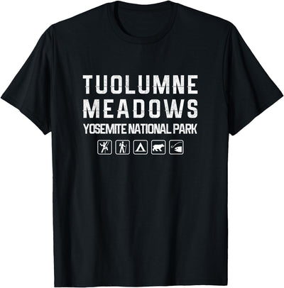 Tuolumne Meadows Yosemite Outdoor Icons T-Shirt