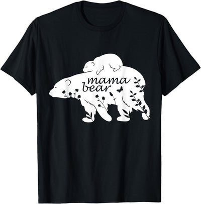 Funny Mama Bear Family Matching Gifts Clothing T-Shirt