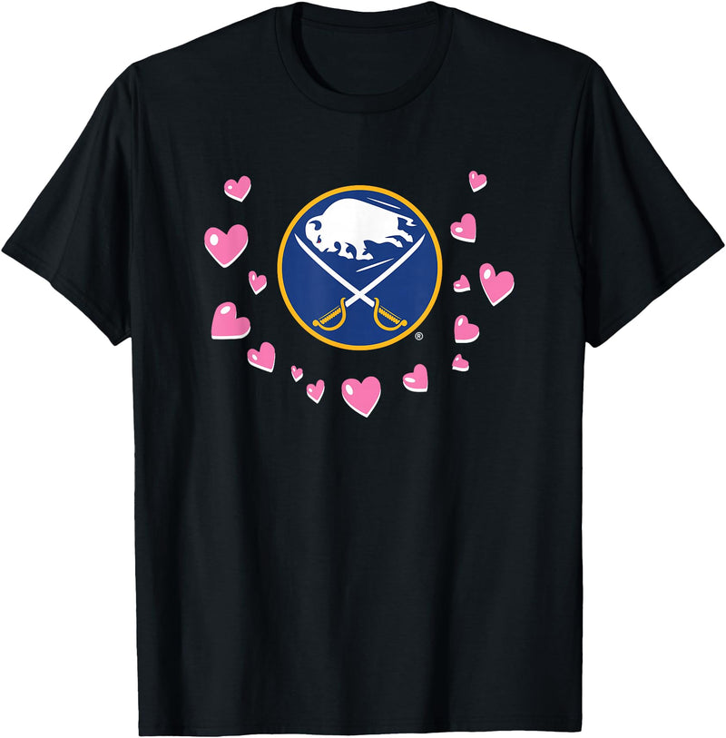 Buffalo Sabres Valentine Love NHL Officially Licensed T-Shirt - As Pictured