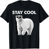 Polar Bear Gift Polar Bear Accessories & Stuff Cool Polar Bear Design for Men Women Kids Polar Bear Lover T-Shirt - Black