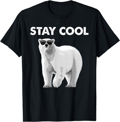 Polar Bear Gift Polar Bear Accessories & Stuff Cool Polar Bear Design for Men Women Kids Polar Bear Lover T-Shirt