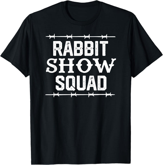 Rabbit Show Squad T-Shirt in Black
