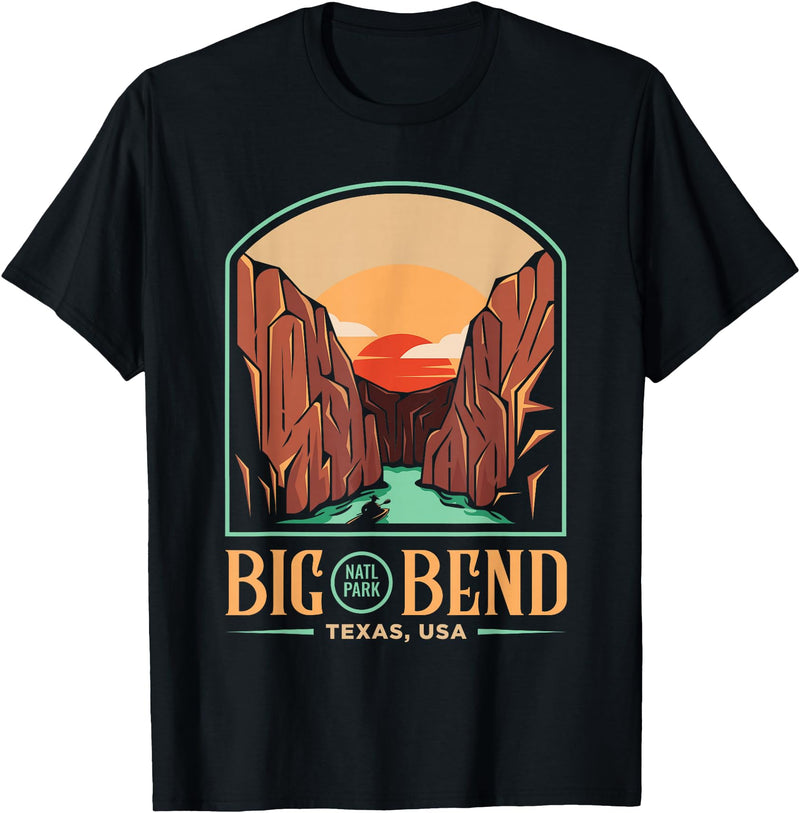 US-Nationalparks Geschenke & Souvenir Big Bend National Park Brewster Texas US Gift T-Shirt - Black