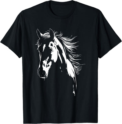 HörseCo. Vintage Western Horse Silhouette Horse Riding T-Shirt