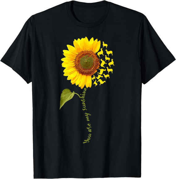 Check out my Llama Shirts Llama Sunflower T-Shirt - Black
