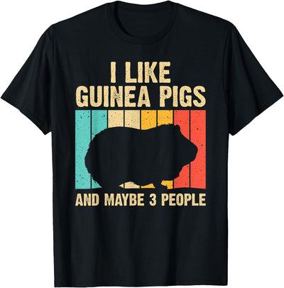 Funny Guinea Pig Design For Men Women Kids Lovers T-Shirt
