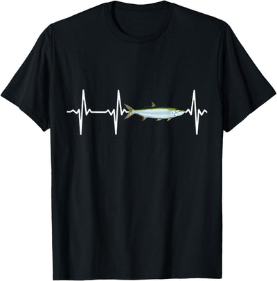 Tarpon Heartbeat for Saltwater Fishing Lovers T-Shirt