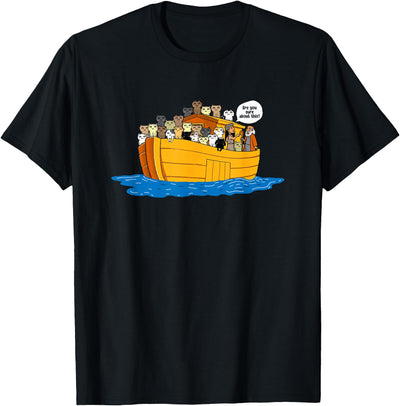 Funny Noah's Ark Cat Lover Noah's Ark Cat Lover Humor Fun Gift T-Shirt