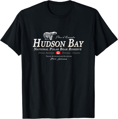 Port Stevens P.S.75 Design Polar Bear - Hudson Bay - Canada - Maple Leaf - Maple Leaf T-Shirt
