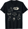 I Still Wish for You Lucky Rabbit 1111 Stars Clover Signs T-Shirt in Black