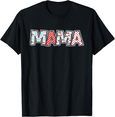 Retro Cherry Matching Family Tees Boho Cherry Mom Mama Halloween Costume T-Shirt