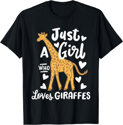 Giraffe Just a Girl Who Loves Giraffes T-Shirt