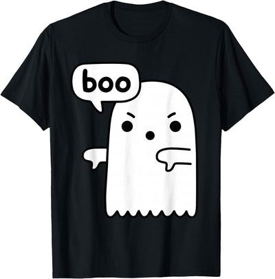 Ghost of disapproval Shirts Gifts Funny Thumbs Down Ghost Screaming Boo Disapproval T-Shirt