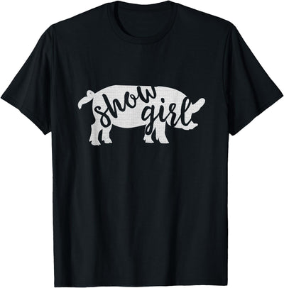 Cute Show Pig Girl T-Shirt