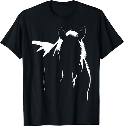 Horse Silhouette Graphic Art Today Horse Silhouette Graphic Art Design T-Shirt