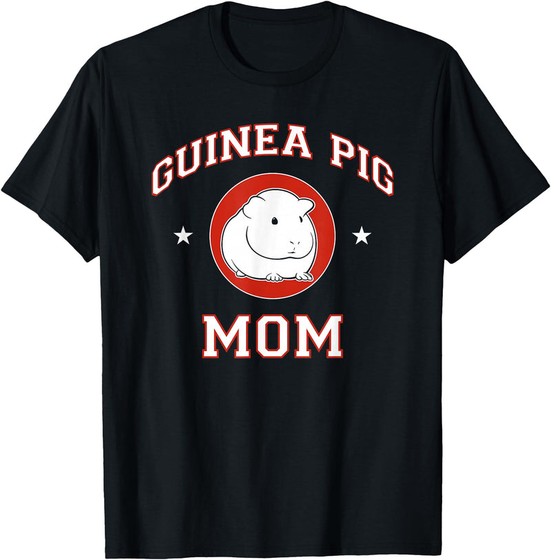 Miller Sye Guinea Pig Mom T-Shirt - Black