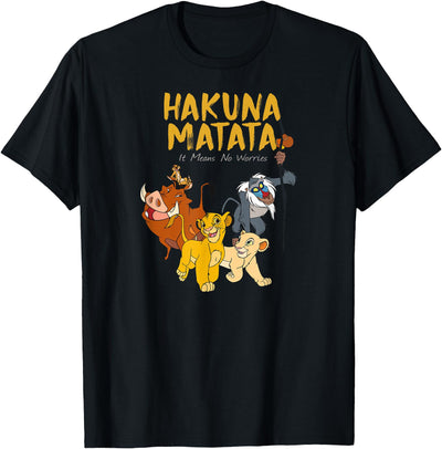 Lion King Classic It Means No Worries T-Shirt