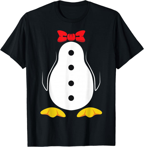 Funny Halloween Costume Shirt for Boy Girl Outfit Penguin Kids Halloween Costume Design for Boys Girls T-Shirt - As Pictured