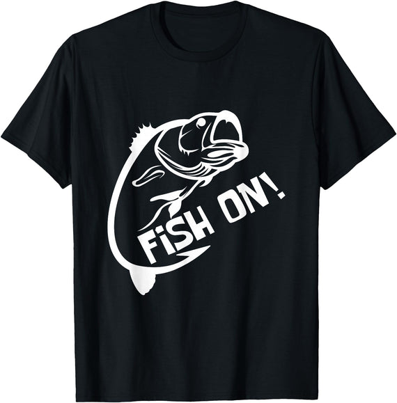 Fish on fish guard T-Shirt - Black