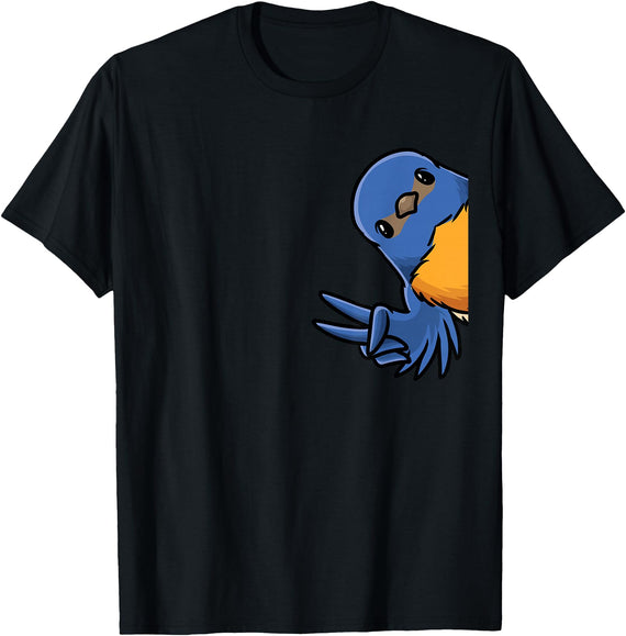Thabluebirdluveve Bluebird Bird T-Shirt - Black