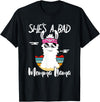 Shes a Bad Momma Llama - Mama Mom - DressedForDuty She's a Bad Momma Llama - Mama Funny - Vintage Mom Gift T-Shirt - Black