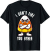 Halloween 2024 Is Coming Soon Shop Candy Corn Halloween Costume Team Candy Corn I Don't Like You Either T-Shirt - Black