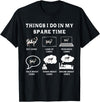 Things I Do In My Spare Time Gifts Funny designs Things I Do In My Spare Time Cow Lover Farmer Cows Gifts T-Shirt - Black