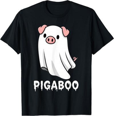 Funny Pig Ghost Spooky Season T-Shirt