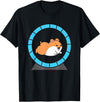 Hamster in a Hamster Wheel Pet Hamster T-Shirt - Black