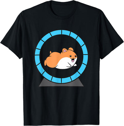 Hamster in a Hamster Wheel Pet Hamster T-Shirt