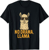 Am End Fashion No Drama, Llama - Cool Look T-Shirt - Black