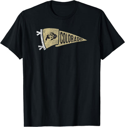 Cow Elite Authentics Colorado Buffaloes Pennant Vintage T-Shirt