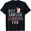 Best Hamster Grandma ever Cute Hamster Lover T-Shirt - Black