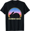 Flemish Giant Vintage Sunset Rabbit T-Shirt in Black