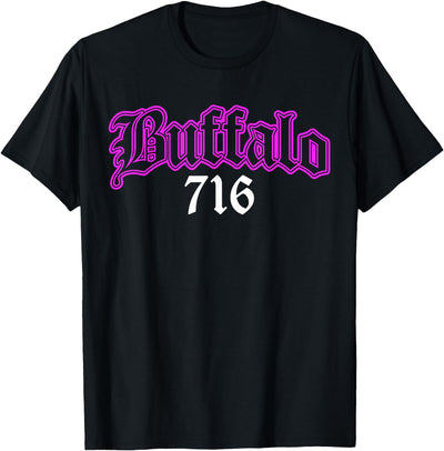 Cow Buffalo Ny by Kruzelly Buffalo 716 Ny T-Shirt