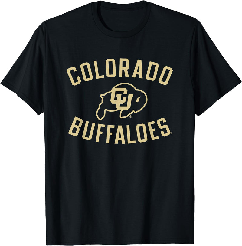 Elite Authentics Colorado Buffaloes Apparel Professor Officially Licensed T-Shirt - Black