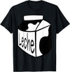 Clever Witty Milk Designs Leche Spanish Milk Carton Dairy Lover T-Shirt - Black