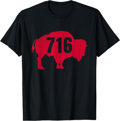Cow Buffalo New York Bflo Lo Wny 716 Area Code Wny T-Shirt