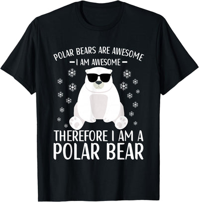 Polar Bear Quote Cool Polar Bears Apparel for Kids T-Shirt