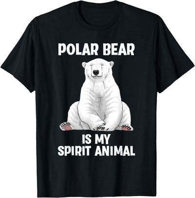 Cool Polar Bear Art For Men Women Kids Lover T-Shirt