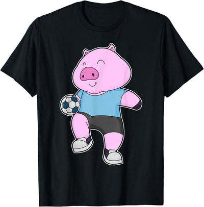Pig Soccer player Soccer Sports T-Shirt