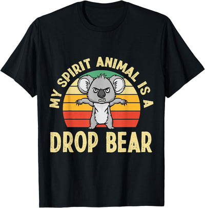 Australian Feral Koala, Spirit Animal Drop Bear T-Shirt