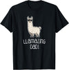 Llama Apparel Co. Dad T Shirt Llamazing Llama Father Funny Family Cool Gifts T-Shirt - Black