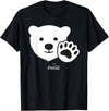 Coca-Cola Coca Cola Polar Bear Wave Christmas T-Shirt - Black