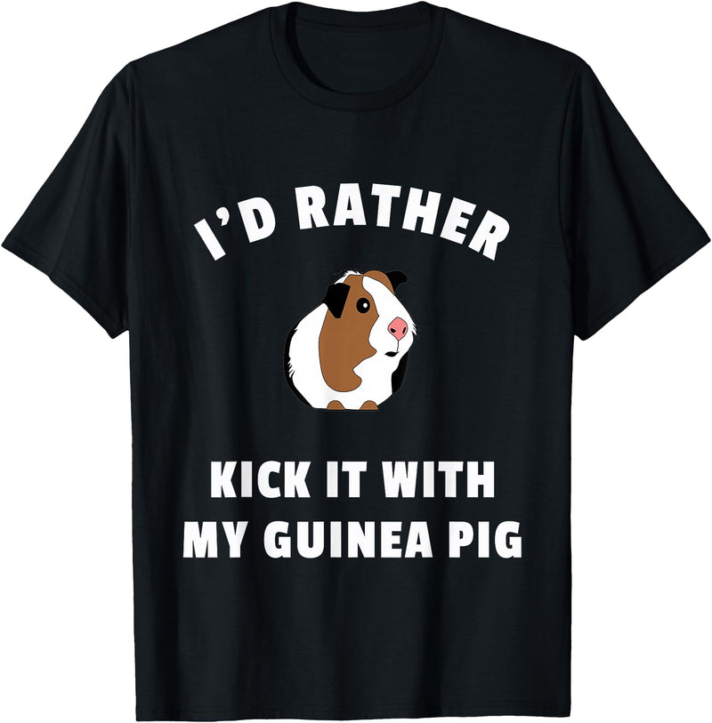Guinea Pig Accessories & Shirts Funny Guinea Pig Tshirt - Gift for Guinea Pig Owner - Black