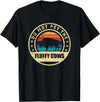 Retro Do Not Pet The Fluffy Cows Bison Clothing Bison Buffalo Vintage Style Do Not Pet The Fluffy Cows" T-Shirt - Black